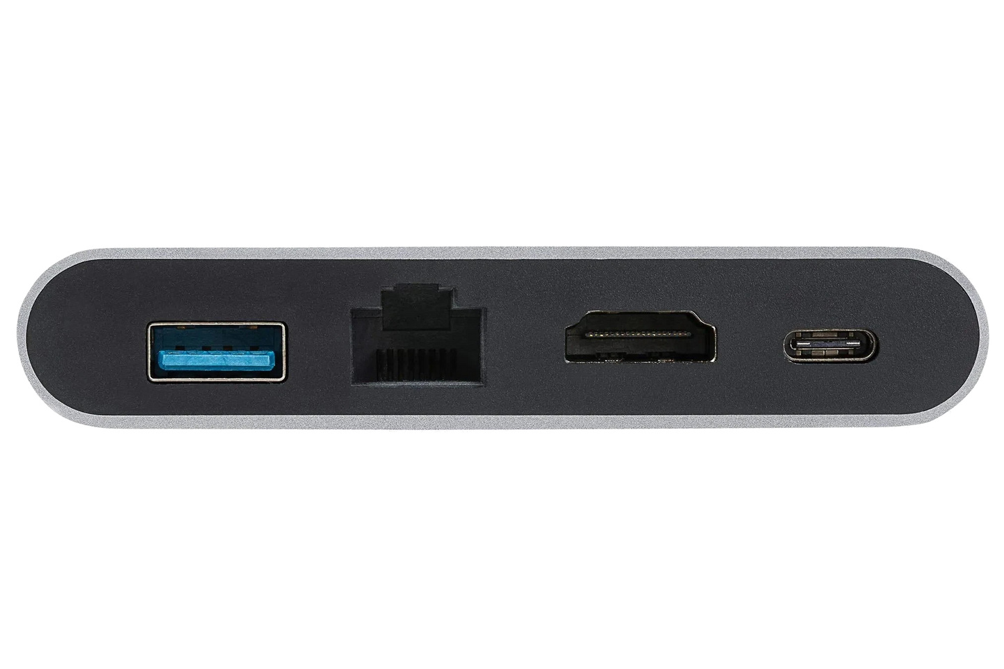 Nikkai USB-C to USB-A 3.0 / HDMI / RJ45 / USB-C Docking Station - Silver - Nikkai.co