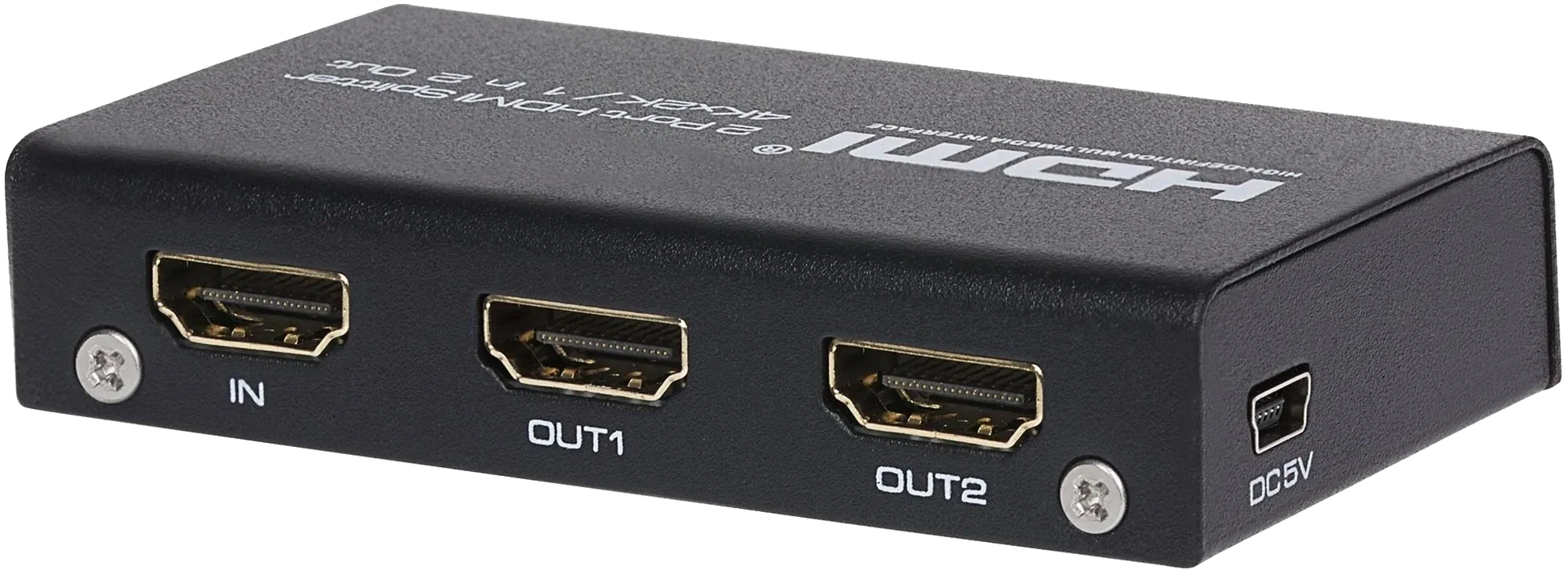 Nikkai 2-Port HDMI Splitter 4K 30Hz - Black - Nikkai.co