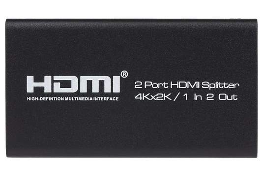 Nikkai 2-Port HDMI Splitter 4K 30Hz - Black - Nikkai.co