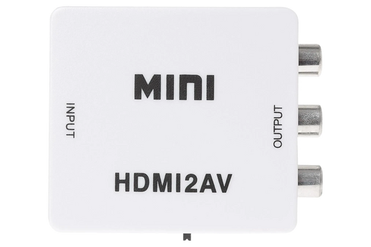Nikkai HDMI to RCA Composite Converter with Mini USB Cable - Nikkai.co