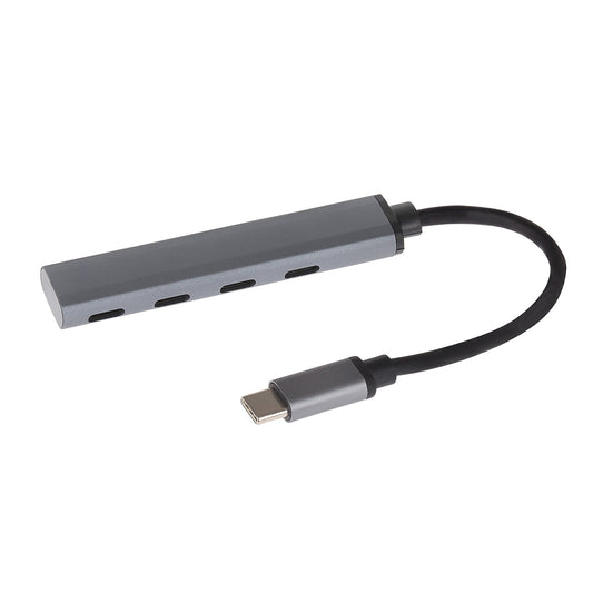 Nikkai USB-C Multiport Hub to 4x USB-C Ports with 13cm Cable