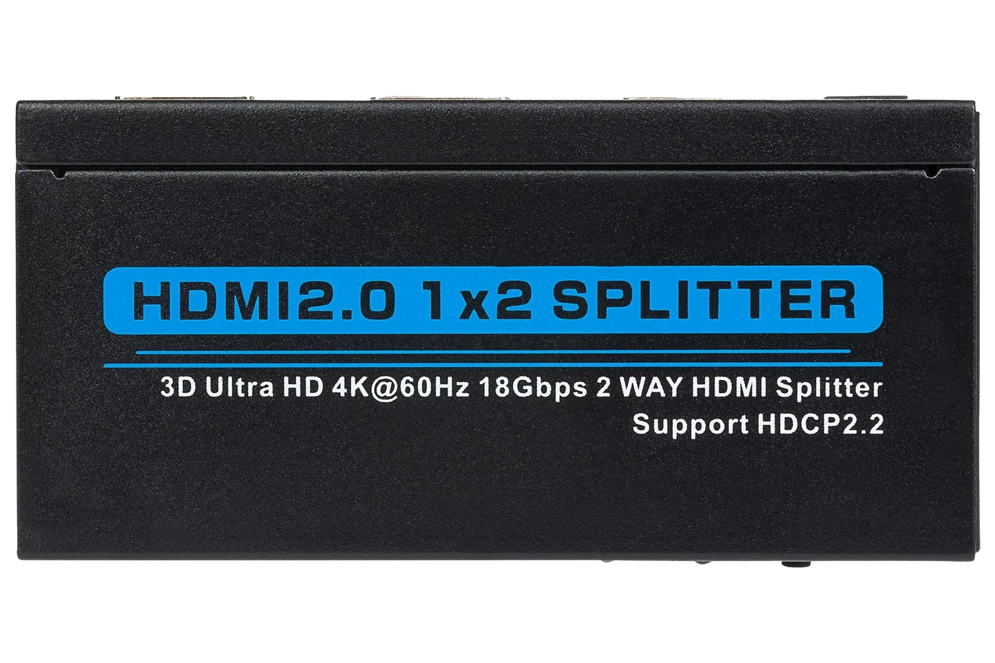 Nikkai 2-Port HDMI Splitter 4K 60Hz - Black - Nikkai.co