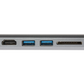 Nikkai USB-C to USB-A 3.0 x2 / RJ45 / HDMI / USB-C / SD Card Reader Docking Station - Silver - Nikkai.co