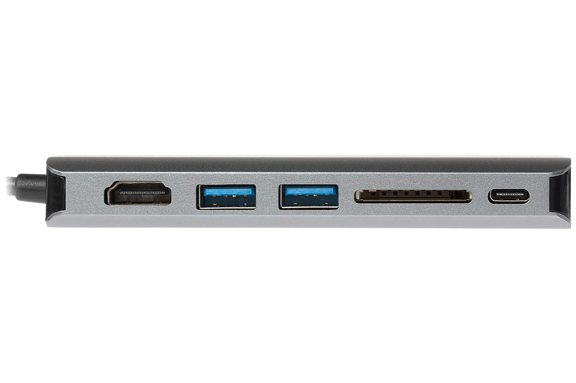 Nikkai USB-C to USB-A 3.0 x2 / RJ45 / HDMI / USB-C / SD Card Reader Docking Station - Silver - Nikkai.co