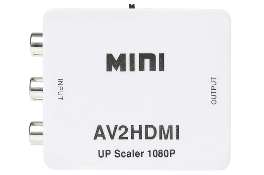 Nikkai RCA Composite to HDMI Converter Adapter - White - Nikkai.co