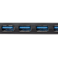 Nikkai USB-A to 4 Port USB-A 3.0 High Speed Hub including USB-A to USB-C Adapter - Nikkai.co