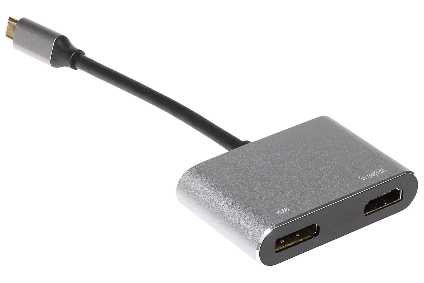Nikkai USB-C to HDMI / DisplayPort Multiport Adapter - Silver - Nikkai.co