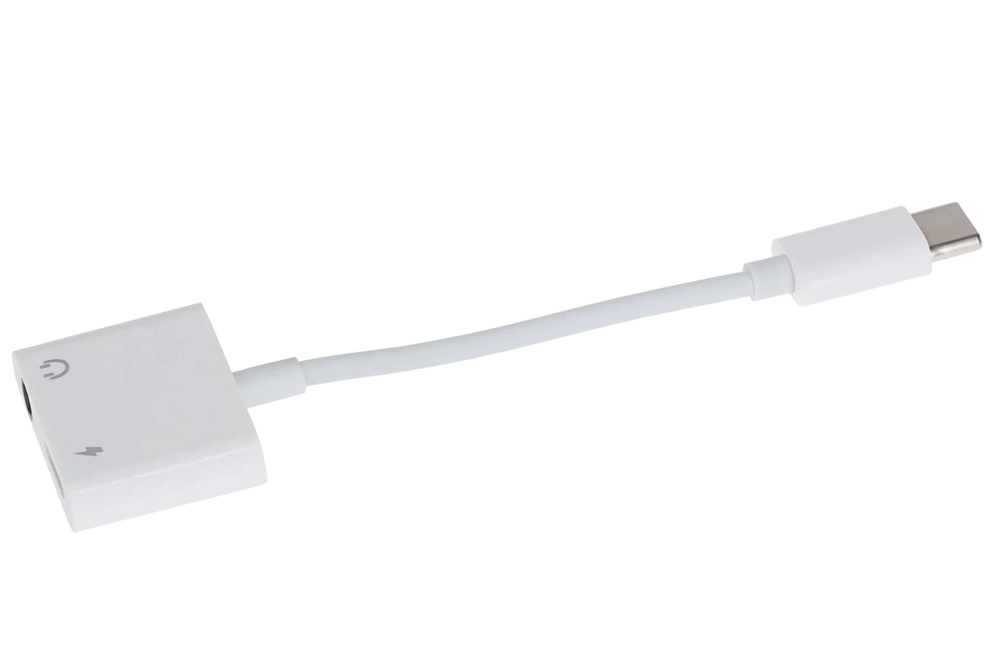 Nikkai USB Type-C to 3.5mm Audio Jack / USB Type-C Adapter - White - Nikkai.co