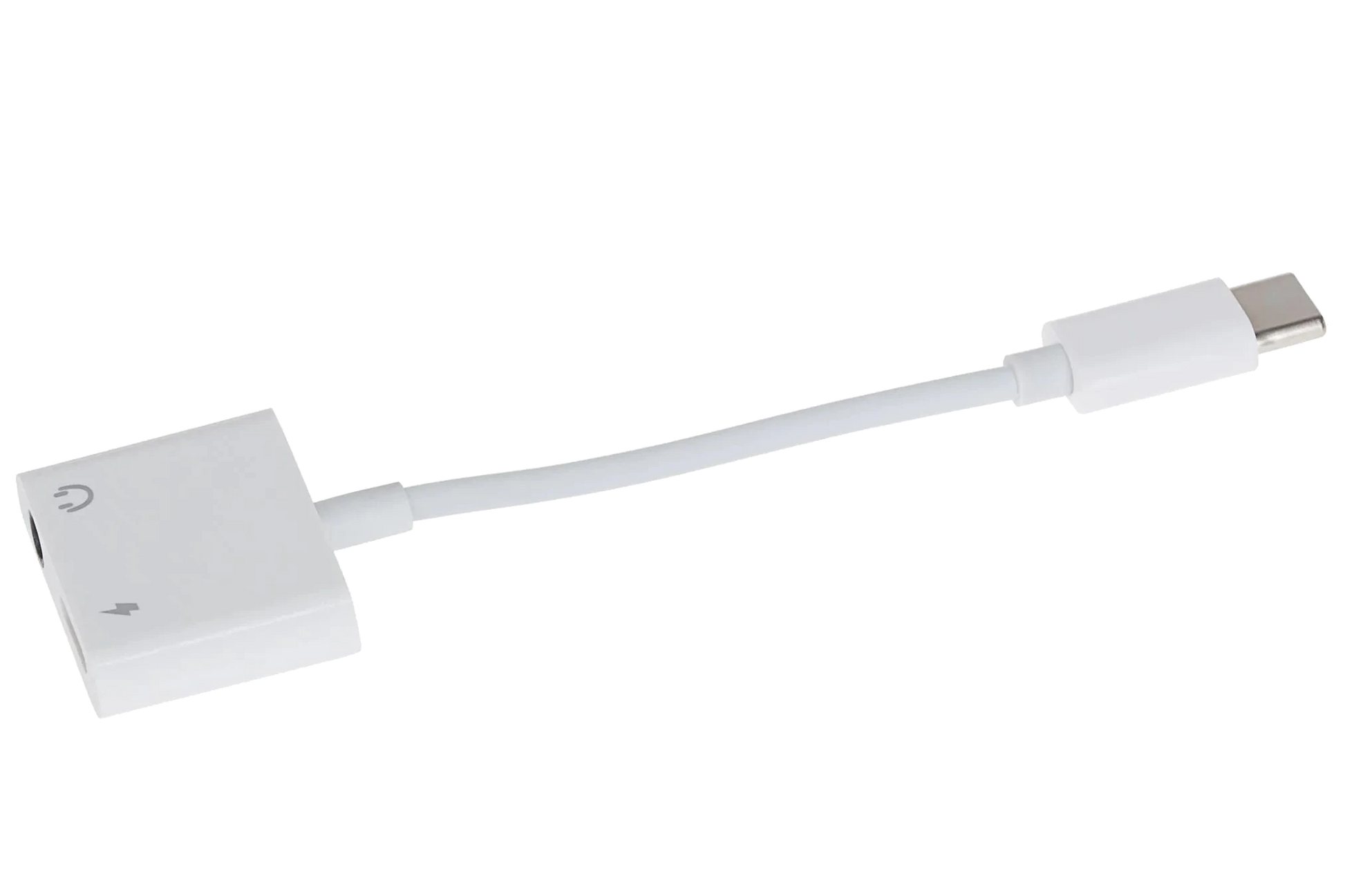 Nikkai USB Type-C to 3.5mm Audio Jack / USB Type-C Adapter - White - Nikkai.co