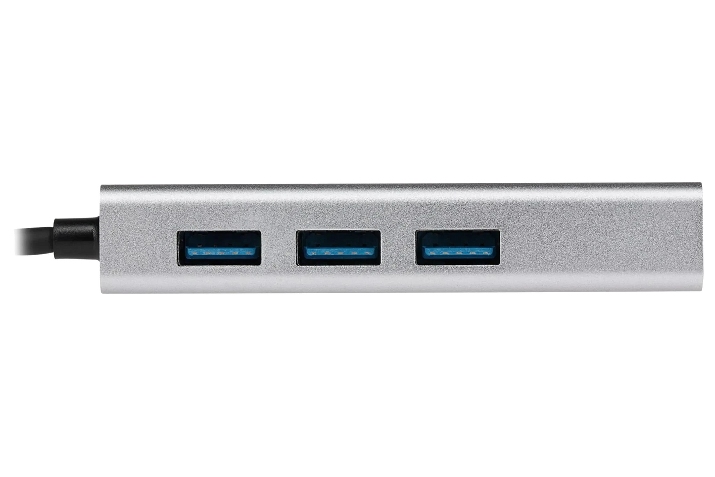Nikkai USB-C to USB-A 3.0 x 3 / Gigabit RJ45 Ethernet Multiport Hub - Silver - Nikkai.co