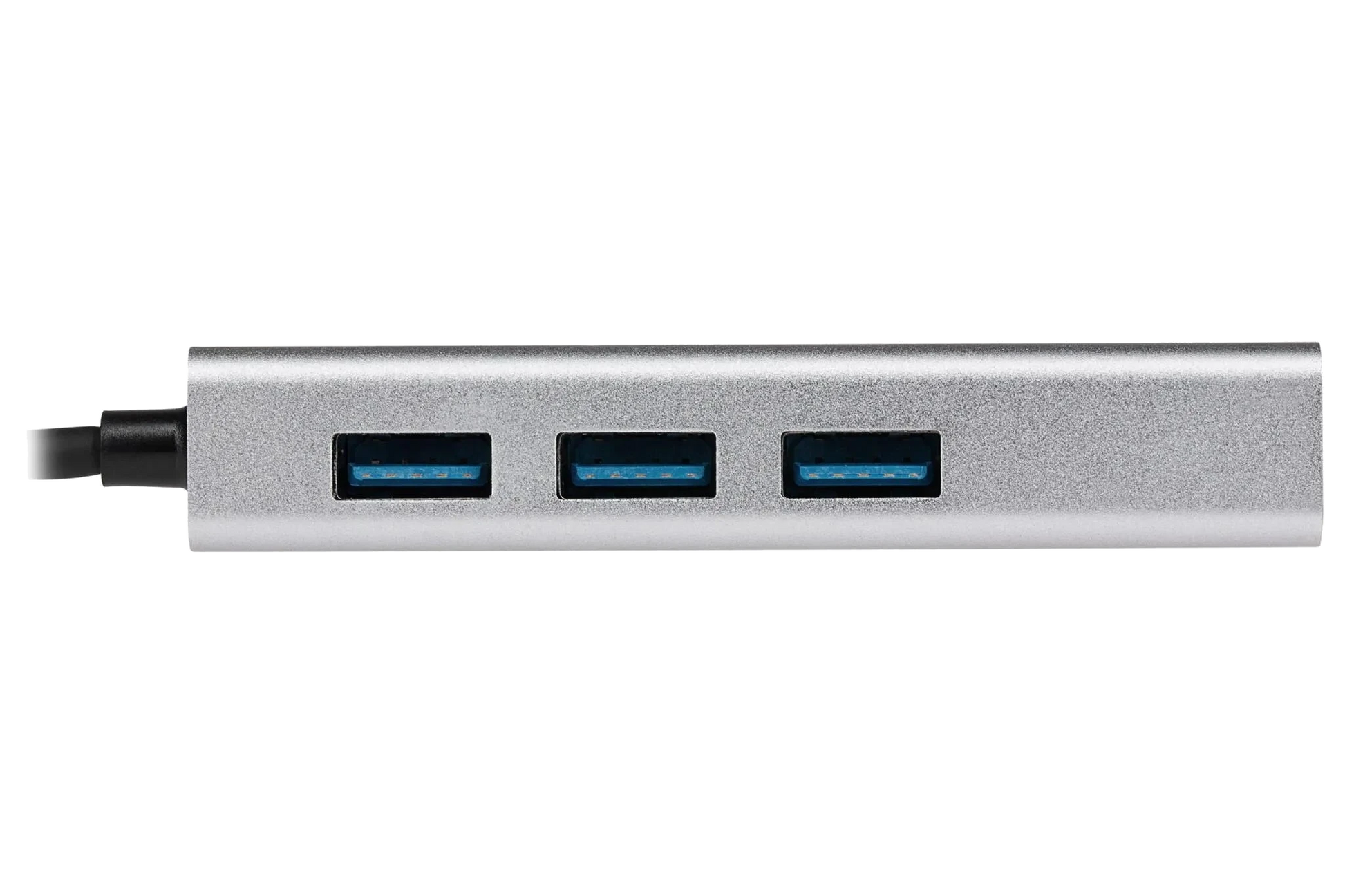 Nikkai USB-C to USB-A 3.0 x 3 / Gigabit RJ45 Ethernet Multiport Hub - Silver - Nikkai.co