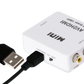 Nikkai RCA Composite to HDMI Converter Adapter - White - Nikkai.co