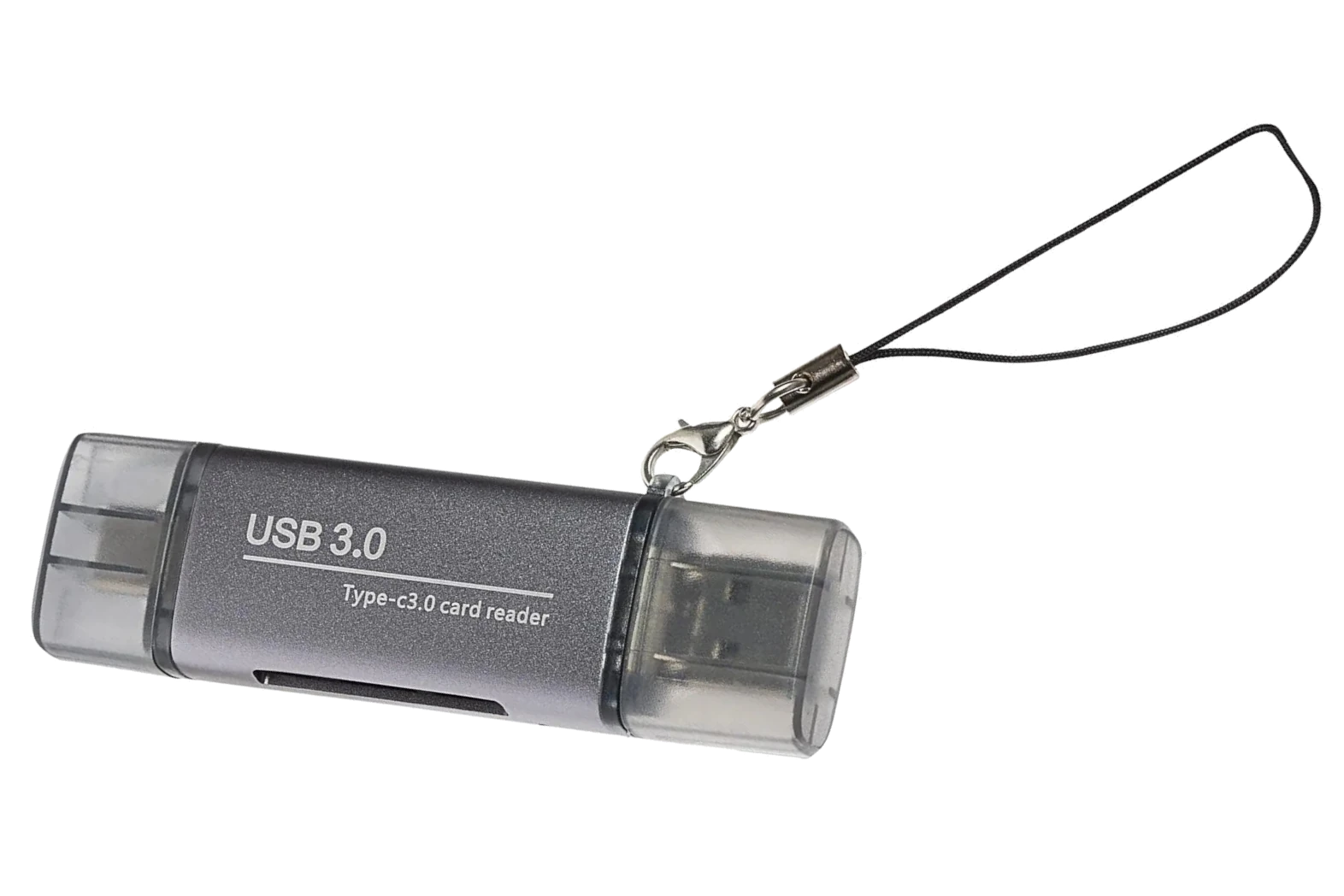 Nikkai USB-C & USB-A 3.0 SD / MicroSD Card Reader - Silver - Nikkai.co
