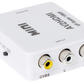 Nikkai RCA Composite to HDMI Converter Adapter - White - Nikkai.co