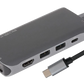 Nikkai USB-C to HDMI / USB-A 3.0 x3 / USB-C / RJ45 / VGA / SD / MicroSD Docking Station - Silver - Nikkai.co