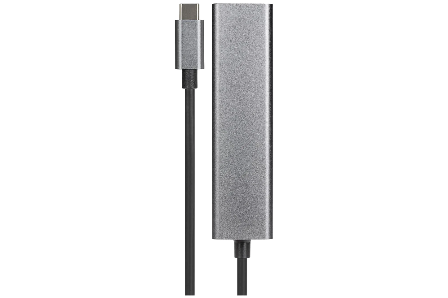 Nikkai USB-C to USB-A 3.0 x 3 / Gigabit RJ45 Ethernet Multiport Hub - Silver - Nikkai.co